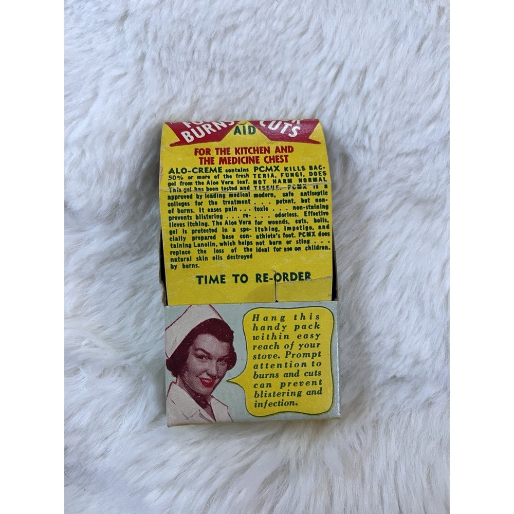 Vintage Miniature First Aid Antiseptic Bottles 2"H Clear Glass Advertising